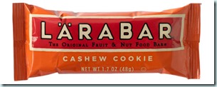 cashew cookie larabar