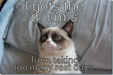 too many rest days