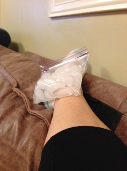 ankle ice