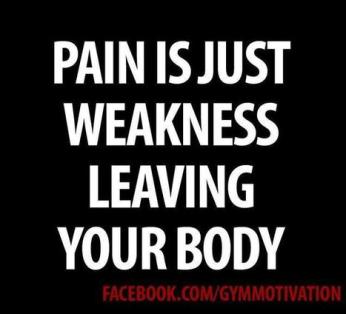 weakness leaving the body